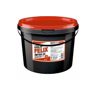 Смазка FELIX Литол-24 ведро, 9.5 кг 411041037