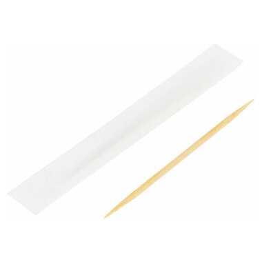 Бамбуковые зубочистки Белый Аист 1000 шт в индивидуальной упаковке 607568