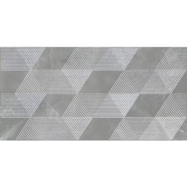 Декор Azori Ceramica opale grey geometria, 31.5x63 см, 1 шт. 588912001