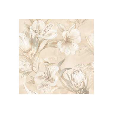 Панно Azori Ceramica opale beige flower, 63x63 см, комплект из 2 плиток 589032003