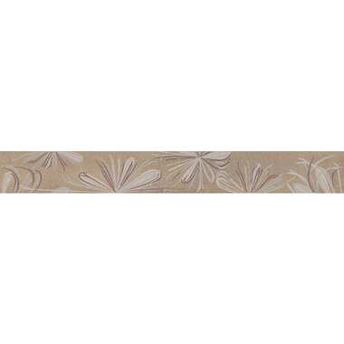 Бордюр Azori Ceramica sonnet beige flower 50,5x6,2 см 1 шт. 587891001