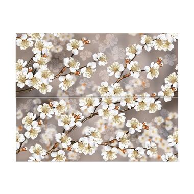 Панно Azori Ceramica 50.5x40.2 см, amati sakura, комплект из 2 плиток 584192002