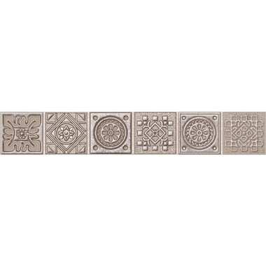 Бордюр Azori Ceramica grazia mocca nefertiti 40,5x6,2 см 1 шт. 585591001