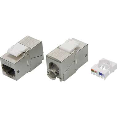 Модуль keystone DKC rj45 cat6 экранированный(stp), 90 градусов, серебристый(форм-фактор s19) 12шт RNK6F90TL