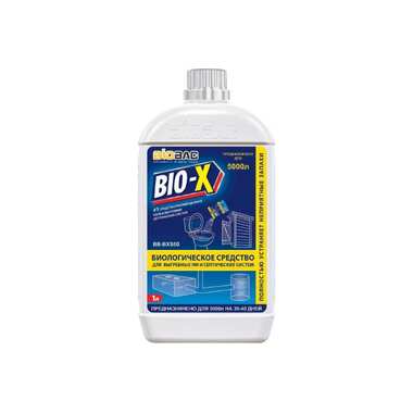 Биологическое средство для выгребных ям и септических систем bio-х 1 л БиоБак BB-BXS50