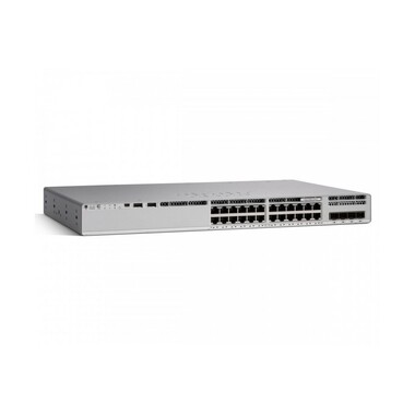 Коммутатор Cisco Catalyst 9200 24-port PoE+, Network Essentials (C9200-24P-E)