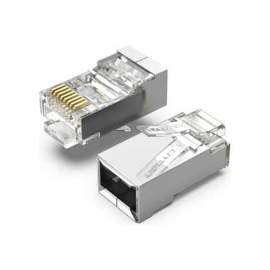 Коннектор RJ45 (8p8c) VENTION, FTP, cat. 6, под витую пару, экранированный (50шт.) IDCR0-50