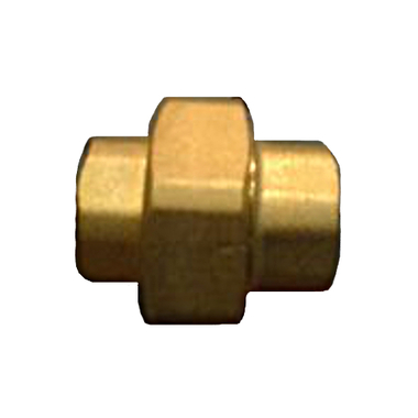 Соединитель латунный (3/4"; гайка/гайка) для трубопровода GENERAL FITTINGS 51037-G/G-3/4