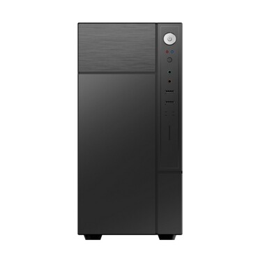 Корпус MiniTower Foxline Forza FZ-017 450W black (mATX, 450W, 2xUSB2.0 Type-A) (FZ-017-SX450R)