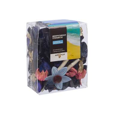 Набор сухоцветов из натуральных материалов Вещицы HANDY HOME с ароматом морского бриза, 95х60х120, пакет YW-SUH45