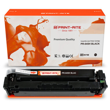 Картридж лазерный Print-Rite TFC447BPU1J PR-045H BLACK 045H black ((2800стр.) для Canon LBP 611Cn/613Cdw/631Cn/633Cdw/635Cx) (PR-045H BLACK)