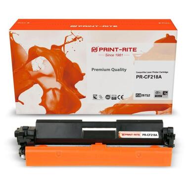 Картридж лазерный Print-Rite TFHAI8BPU1J PR-CF218A CF218A black ((1400стр.) для HP LJ M104/M132) (PR-CF218A)