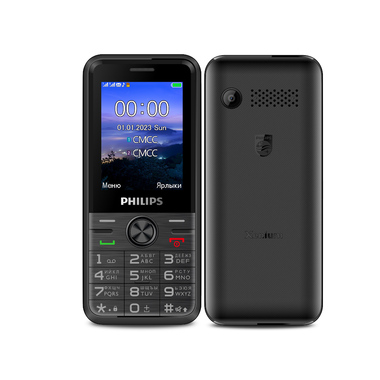 Сотовый телефон Philips Xenium E6500 Black