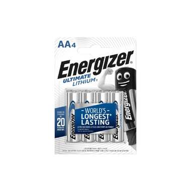 Батарейка Energizer Ultimate Lithium E91/AA 4 шт/бл 639155