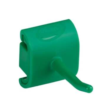 Гигиеничное настенное крепление и одинарный крюк Vikan 41,5 мм, зеленый цвет 10122