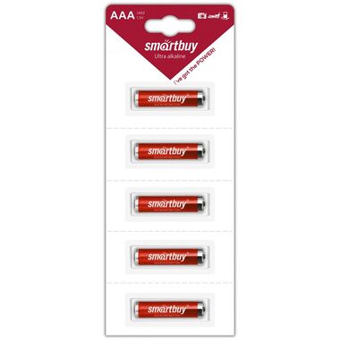 Батарейка LR03/5B strip SMARTBUY SBBA-3A05B