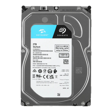 Жесткий диск Seagate SATA-III 2Tb Skyhawk (5400rpm) 256Mb 3.5" (ST2000VX017)