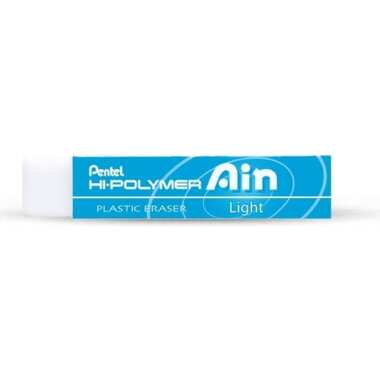 Большой ластик Pentel ZETL07 Hi-Polymer Ain Light 65x13.6x13.6 мм, 36 шт 670110