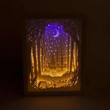 Гирлянда FUNRAY "Dream Forest",цвет:тепл.бел.+гол.,12LED,э/п АА*3шт(не в компл.),4,5В