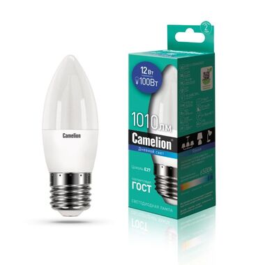 Лампа CAMELION (13692) LED12-C35/865/E27
