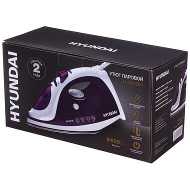 HYUNDAI Утюг H-SI01961 2400Вт белый/фиолетовый