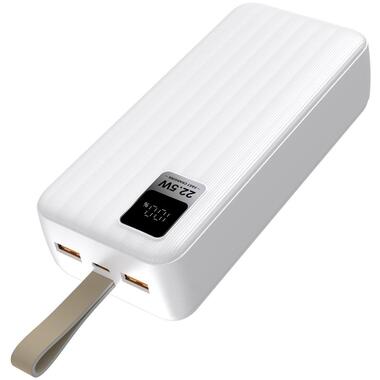 Внешний аккумулятор Perfeo Power Bank Waterfall 30000mAh White PF_D0176