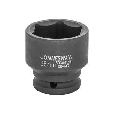 Головка торцевая ударная 36 мм, 1/2"DR Jonnesway S03A4136