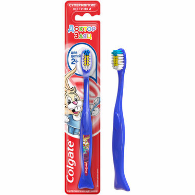 Зубная щетка детская (2+лет) COLGATE супер мягкая, ш/к 02618, 4606144002618