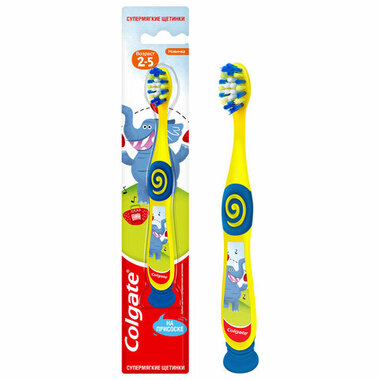 Зубная щетка детская (2-5лет) COLGATE супер мягкая, ш/к 14181, 8718951414181