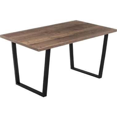 Деревянный стол Woodville эльпатия 130 дуб велингтон/черный матовый 420992