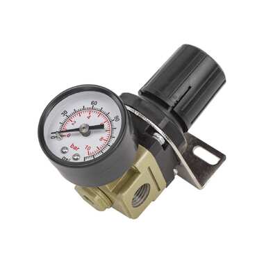 Регулятор давления воздуха (1/4", 0-10 bar, рабочая температура 5-60°) Forcekraft FK-AR2000-02