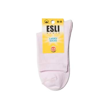 Хлопковые женские носки ESLI 19с-148спе, р. 23-25, 000 светло-розовый ESLI 1001321170030022000