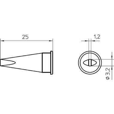 Паяльное жало LHT C WELLER 54445599