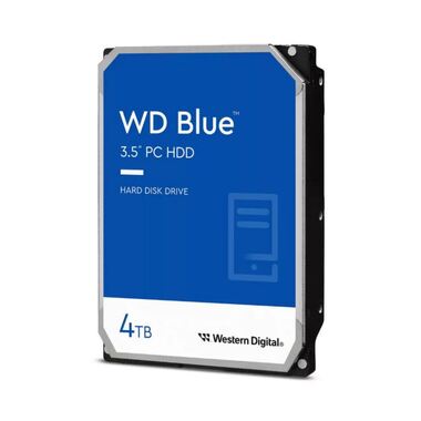 Жесткий диск WD SATA-III 4Tb Blue (5400rpm) 256Mb 3.5" (WD40EZAX)