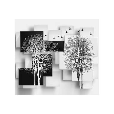 Флизелиновые фотообои Verol на стену, моющиеся, абстракция 3d, 300х270 см 94-ФФО-05093