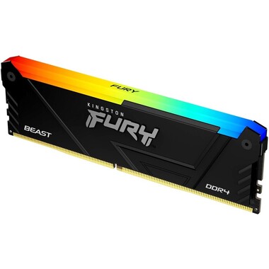 Память DIMM DDR4 16Gb PC25600 3200MHz CL16 1.2В Kingston FURY Beast RGB (KF432C16BB12A/16)