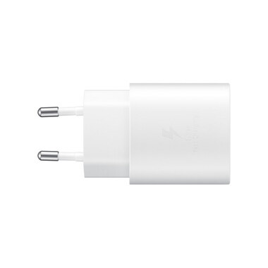 Сетевое зарядное устройство Samsung Adapter 25W Type C с кабелем White (EP-TA800XWEGWW)