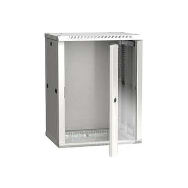 Шкаф ITK LINEA W 12U 600х450мм дверь стекло RAL 7035 LWR3-12U64-GF
