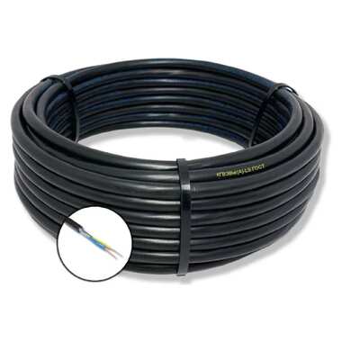 Гибкий кабель ПРОВОДНИК кгвэвнг(a)-ls 2x0.75 мм2, 1м OZ110161L1