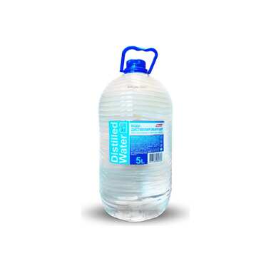 Вода дистиллированная Distilled water 5 л ПЭТ канистра tekom 4607066980367