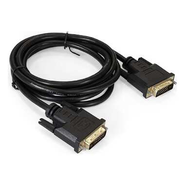 Кабель ExeGate DVI dual link EX-CC-DVI2-1.8 25M 25M, 1,8м, позолоченные контакты 257294