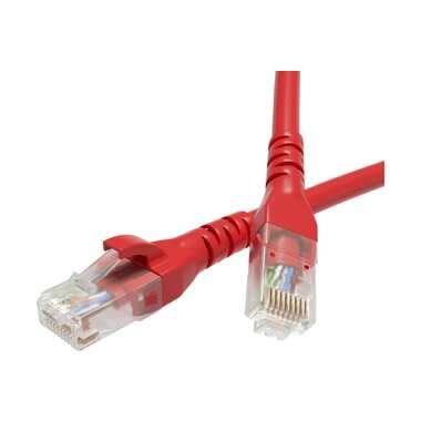 Неэкранированный патч-корд DKC cat6 u/utp 4x2, lszh, красный, 7.0м RN6UU4570RD