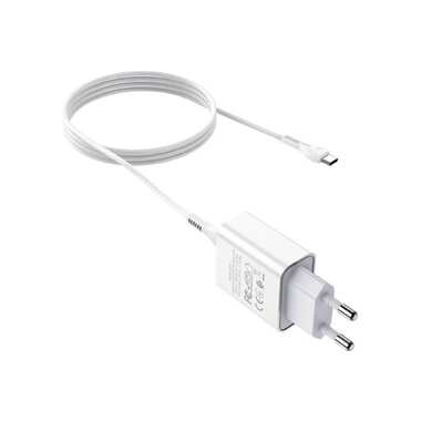 Сетевое зарядное устройство Hoco c81a asombroso 1xusb, 2.1а + usb кабель type-c, 1м (белый) 0L-00049104