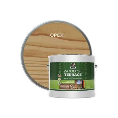 Деревозащитное масло Dufa Wood OIL Terraсe орех, 9 л МП00-011523