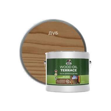 Масло Dufa Wood OIL Terraсe дуб, 9 л МП00-011521