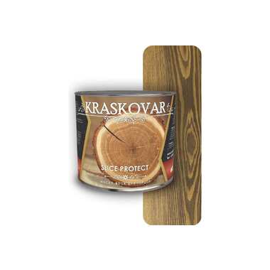 Масло для защиты торцов Kraskovar Slice Protect орех, 2.2 л 1656