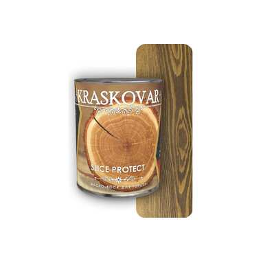 Масло для защиты торцов Kraskovar Slice Protect орех, 0.75 л 1646