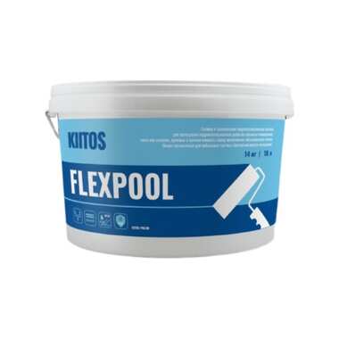 Гидроизоляционная мастика KIITOS flexpool 14 кг / 10 л 7930123610011