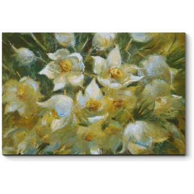Картина Picsis Первые цветы весны в прозрачной вазе 660x430x40 683-10400356