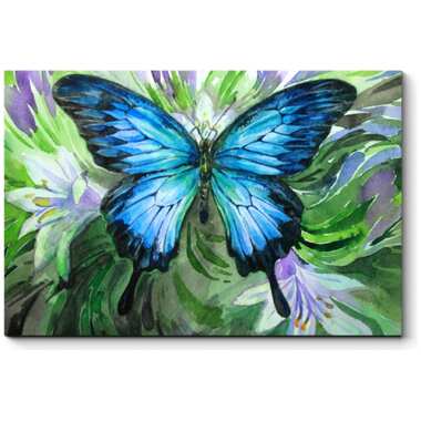 Картина Picsis Прекрасная бабочка отдыхает 660x430x40 887-10448145
